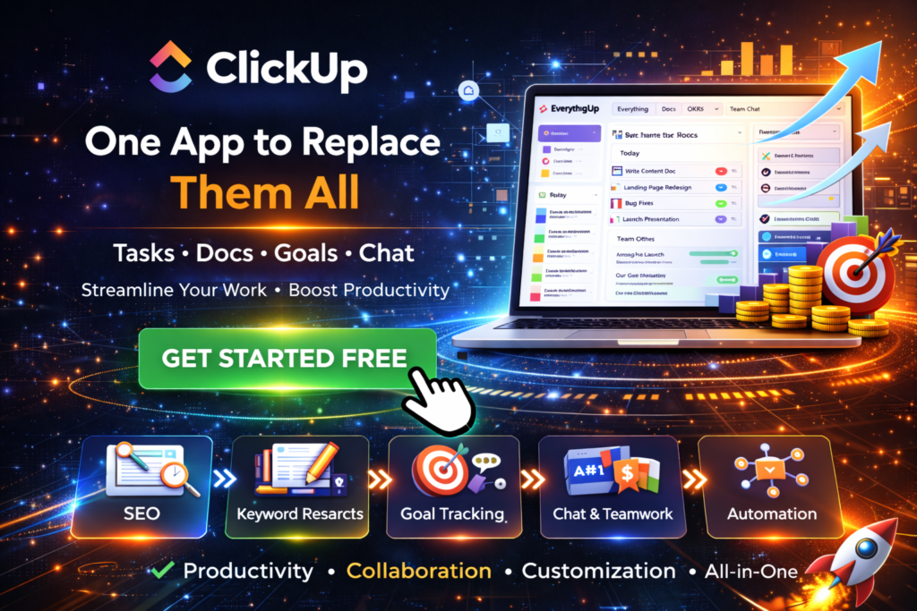 ClickUp Review (2026): Pricing, Features, Pros & Cons featured image
