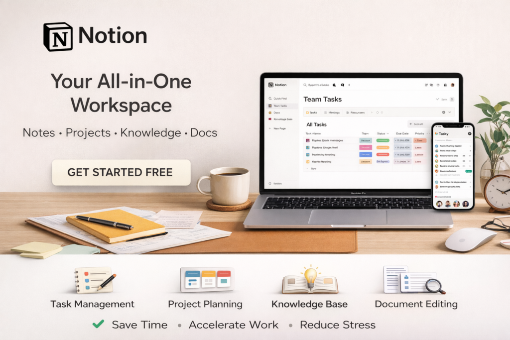 Notion Review (2026): Pricing, Features, Pros & Cons featured image