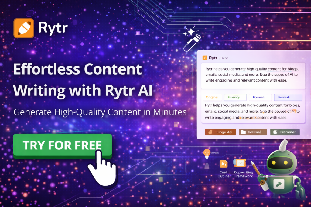 Rytr Review (2026): Pricing, Features, Pros & Cons featured image