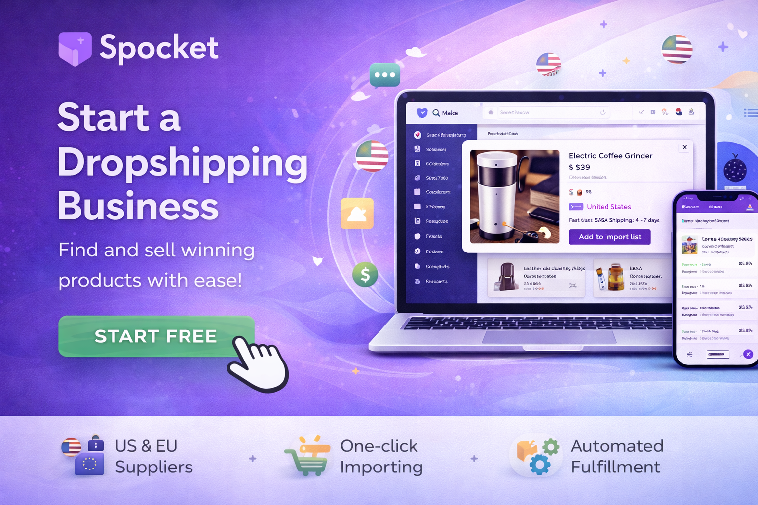 Spocket Review (2026): Pricing, Features, Pros & Cons