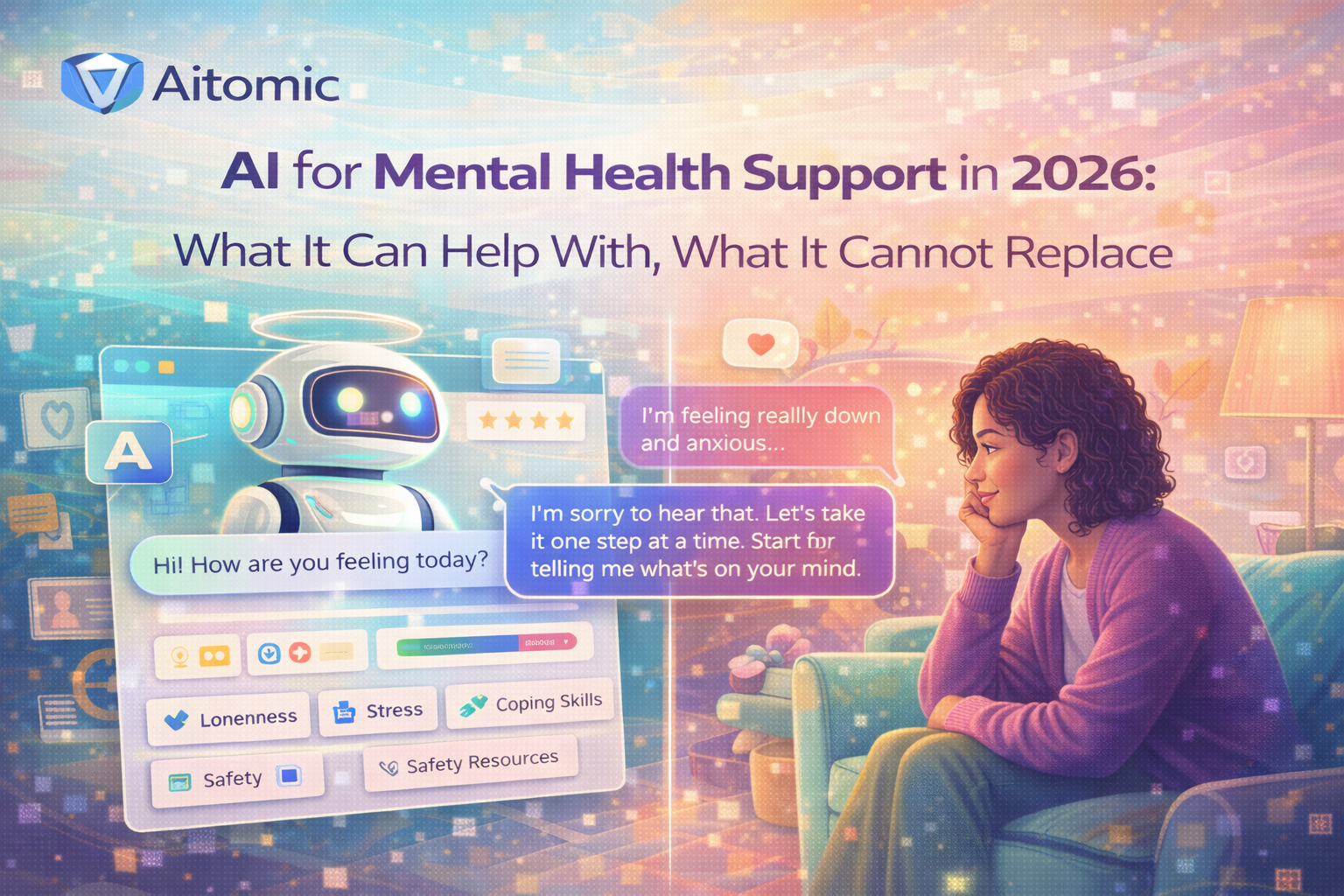AI for Mental Health Support in 2026: What It Can Help With, What It Cannot Replace