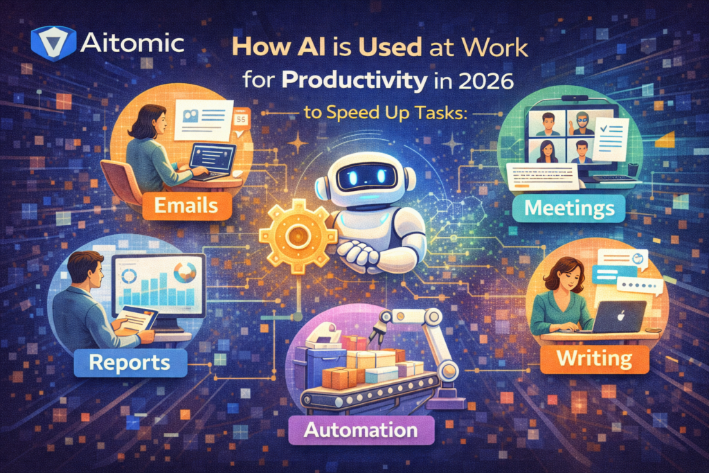 how ai is used at work for productivity 2026