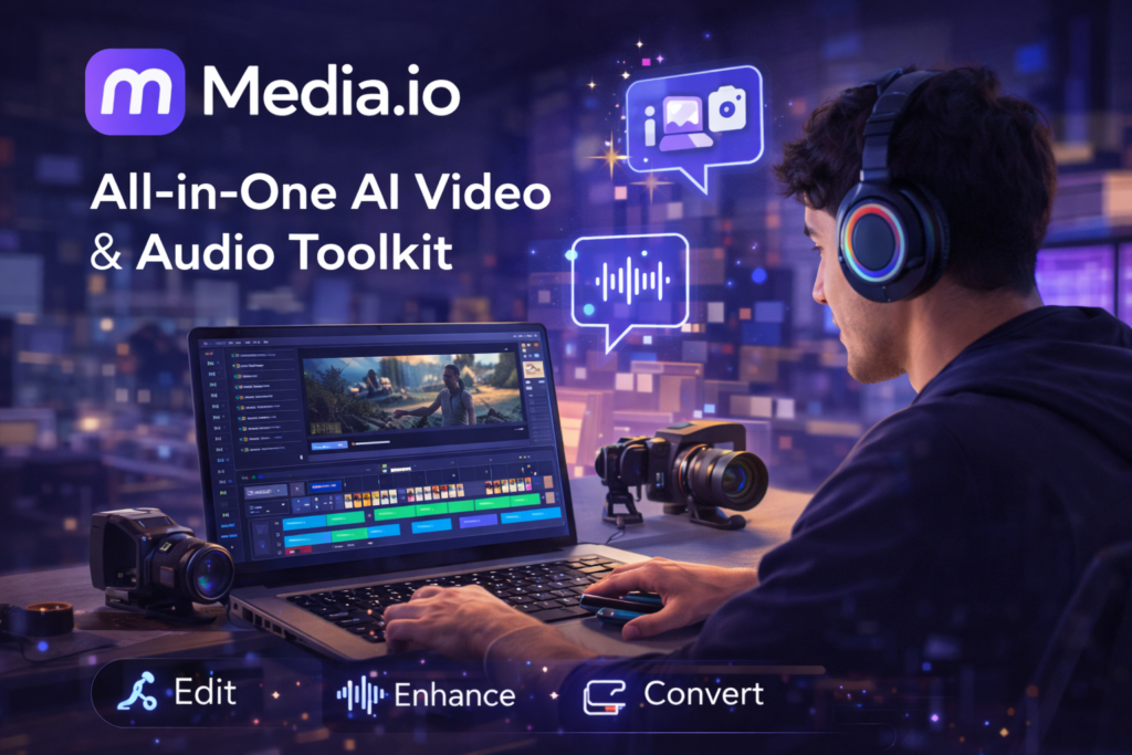 Media.io Review (2026): Pricing, Features, Pros & Cons featured image